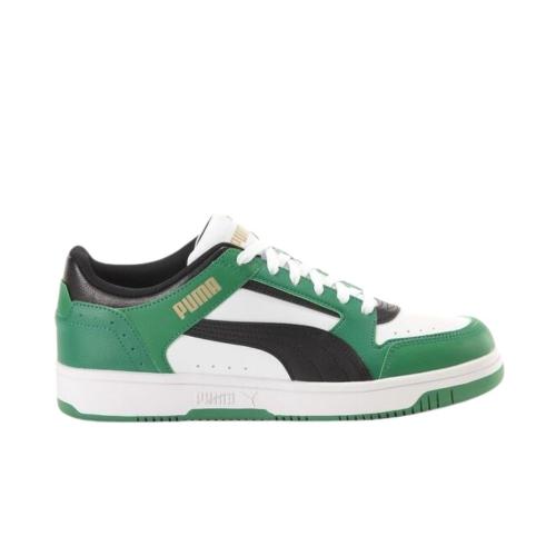 PUMA REBOUND JOY LOW PIEL HOMBRE 380747 26 VERDE Y BLANCA 1